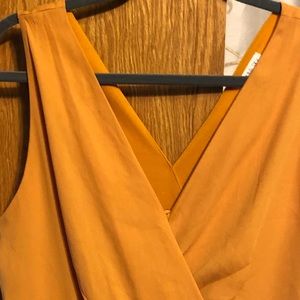 Maize colored jumpsuit